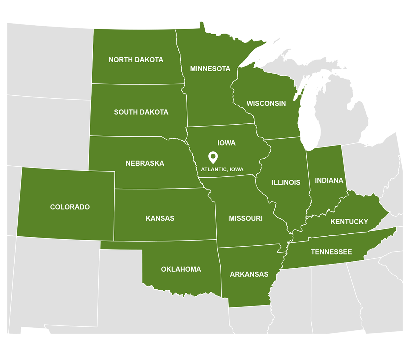 Service Area Map